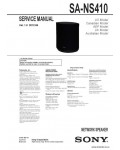 Сервисная инструкция SONY SA-NS410 VER.1.0 2012.06